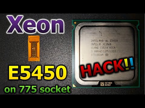 LGA 771 to LGA 775 Mod | P5G41T-M LX3 Motherboard hacking | Xeon E5450 (Q9650)