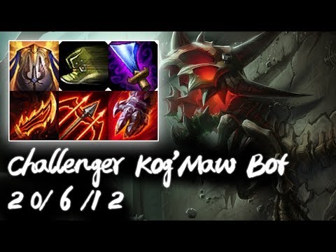 Challenger Kog'Maw Bot vs Xayah | Kiting Beast | Korea High Elo Replays