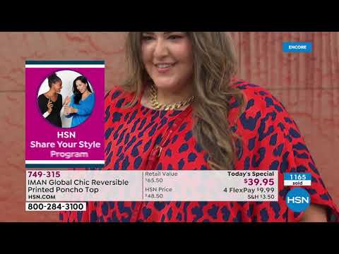 HSN | IMAN Global Chic Fashions 05.23.2021 - 06 AM