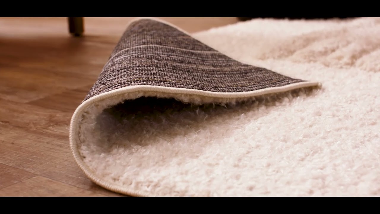 Geometric New Wave Shag Rug (Black, White, & Cream)| Shades of Light