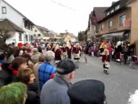 Fasnetumzug Biberach Baden 18 02 2012 Teil 1