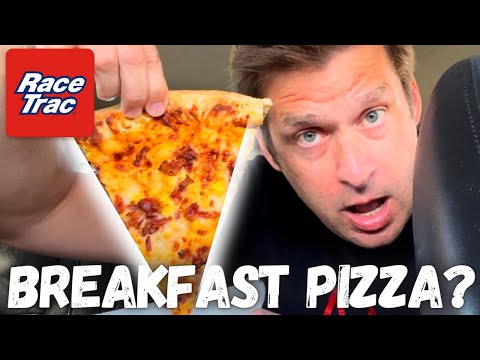 Racetrac Pizza 🍕: FULL REVIEW Cheeseburger Pizza, Pepperoni, and Breakfast!