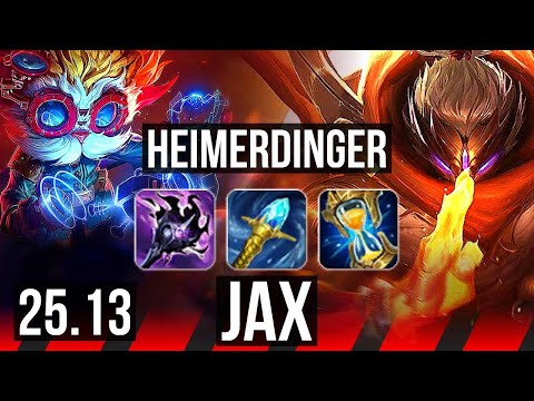 HEIMERDINGER vs JAX (TOP) | 6 solo kills | EUW Master | 25.13