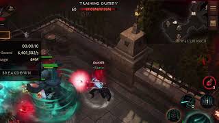 Diablo Immortal - Solo necromancer 10 sec training dummy (64m dmg)
