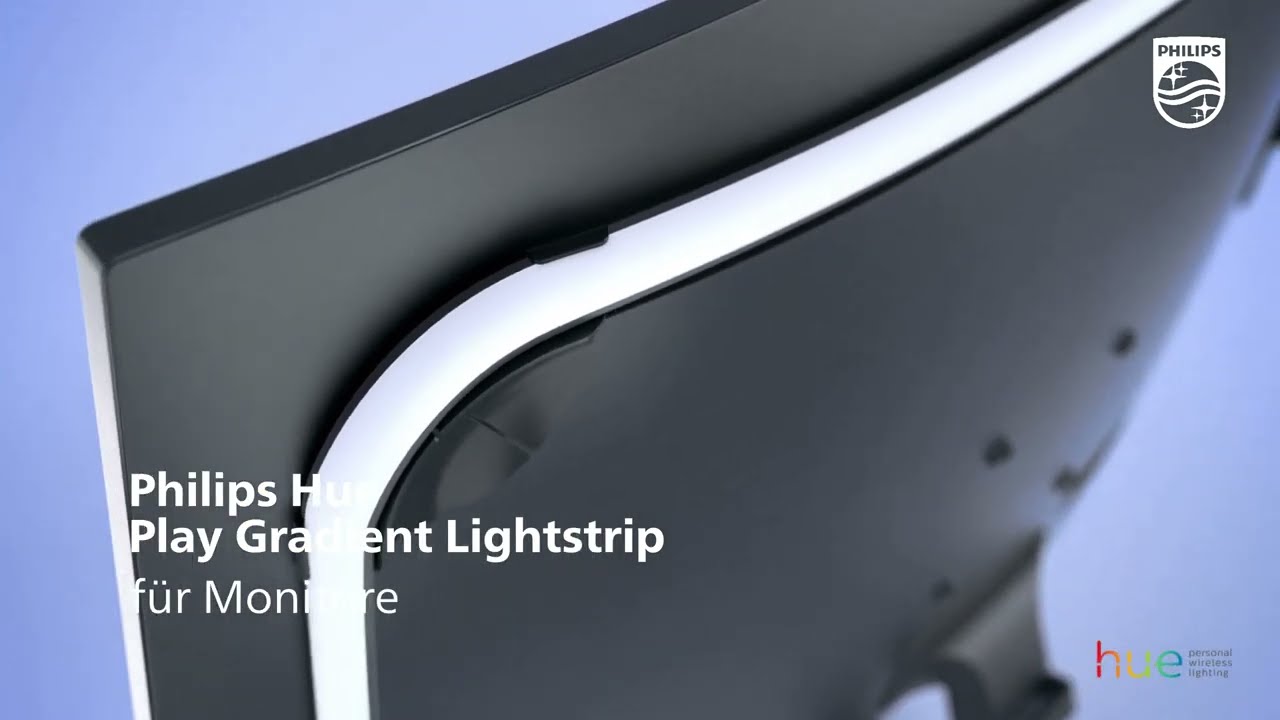 Philips Hue Play Lightbar 3er Set Philips Hue Play Gradient PC Lightstrip, 24"/27", 3er-Starter-Set | Alltron