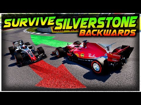 SURVIVE SILVERSTONE...BACKWARDS!!! - Hardcore Damage F1 Game