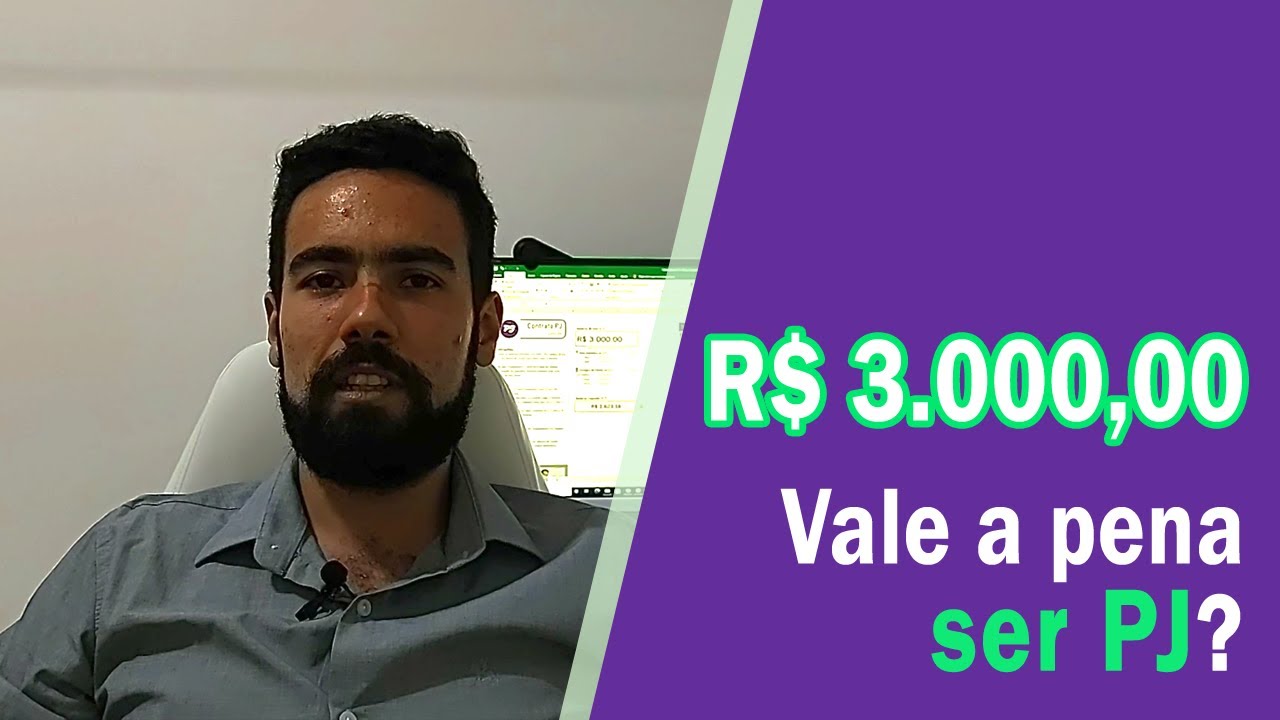 R$ 3.000 por mês! Vale a pena ser PJ?