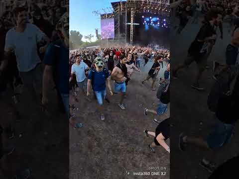 KNOTFEST ITALY - Architects - When we were young _ CIRCLE PIT _ INSTA 360 (9:16)