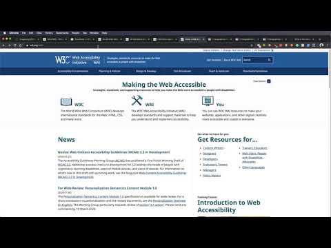 Web Standards & Accessibility