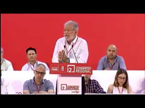 Intervención del presidente Juan Carlos Rodríguez Ibarra en el 12º Congreso Regional