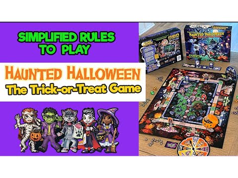 Simplified Rules for Haunted Halloween Game. Easy and fun.