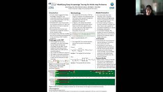 EDM'22 Poster Presentation: Modifying Deep Knowledge Tracing for Multi-step Problems