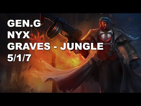 Gen.G Nyx Jungle Graves vs Nidalee - KR Master Patch 10.8