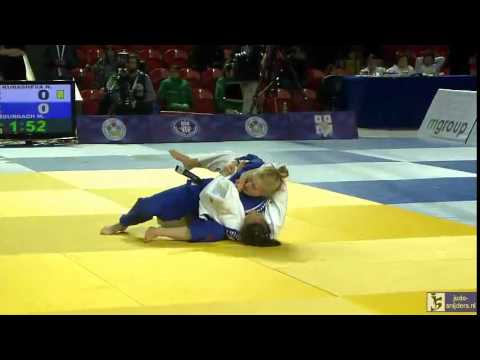 Judo 2015 Grand Prix Tbilisi: Kubasheva (KAZ) - Durbach (LUX) [-57kg]