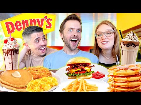 Tasting EVERYTHING On DENNY’S Menu!!!