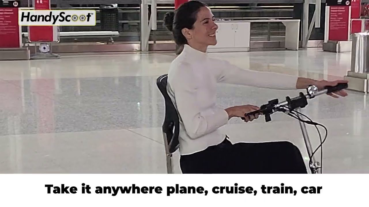 Handyscoot Portable Mobility Scooter   Your companion for travel, recovery and community engagement