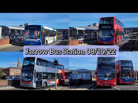 Buses at Jarrow Bus Station | 08/10/22