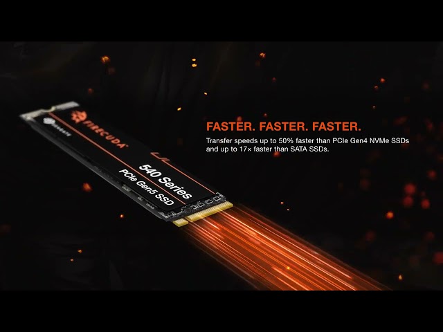 Vidéo teaser pour Seagate | Waste No Time with FireCuda 540 PCIe Gen5 SSD
