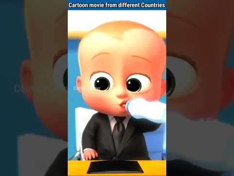 Cartoon movies from different country || 🔥👍 india ने कोन सी बनाई ? #shorts #countrycorner #cartoon