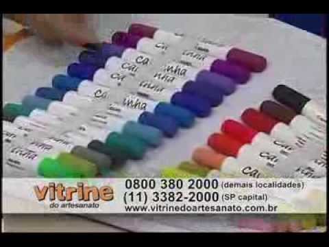 Pintura porcelanizada com Márcia Caires - Vitrine do Artesanato na TV