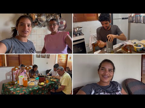 FIZEMOS  UM ALMOÇO EM FAMÍLIA! Ficou top 😋