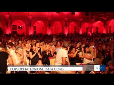 Popsophia 2017 - Il servizio del Tg3 Marche sul successo dell'edizione pesarese