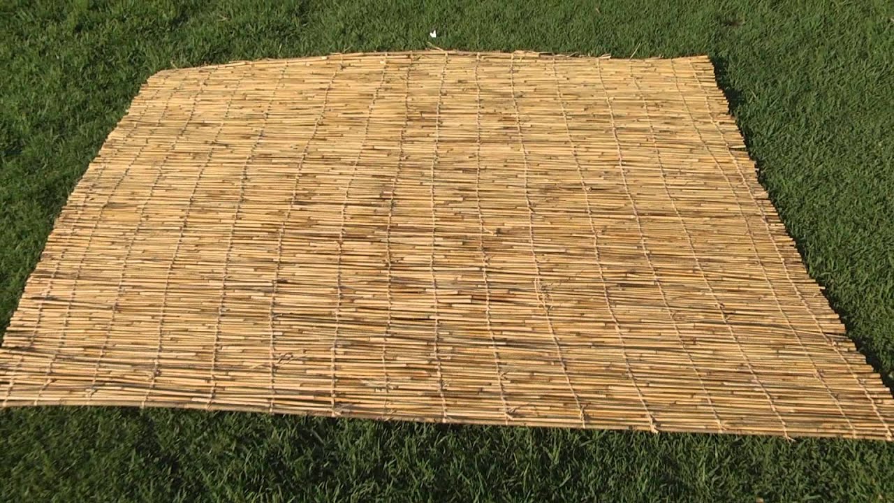 סכך הדר מהדרין מן המהדרין -קני סוף מלאים קשורים ברפיה