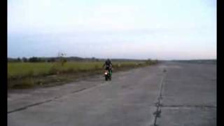 preview picture of video 'SZPROTAWA-LOTNISKO KAWASAKI NINJA'