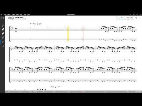 Megadeth - Peace Sells (Play Along Bass Tab)