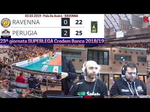 Sir Safety Conad Perugia vs Consar Ravenna | 23° giornata Superlega 2018/19