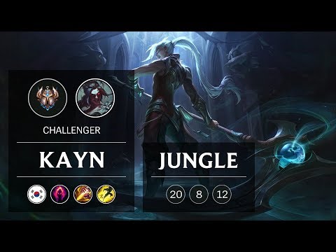 Kayn Jungle vs Elise - KR Challenger Patch 8.24