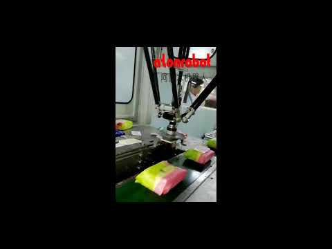 high speed wipes lid applicator with delta robot
