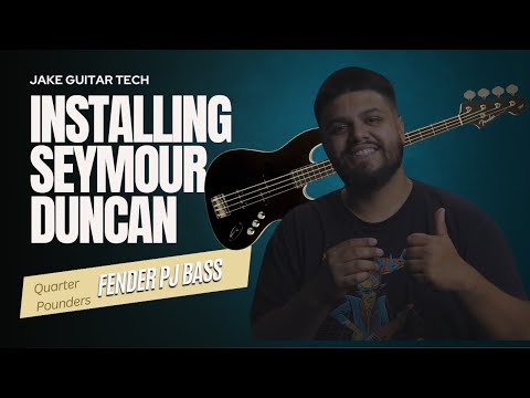 Installing Seymour Duncan Quarter Pound Pick ups in This Fender PJ Bass
