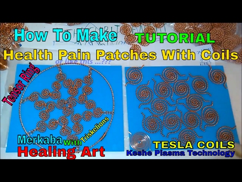 How To Make Health Patches With Coils part 2 - Health Applications - Keshe Plasma Technology Video