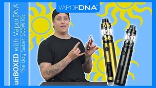 unBOXED with VaporDNA ~ The iJoy Saber 100W Starter Vape Mod Kit