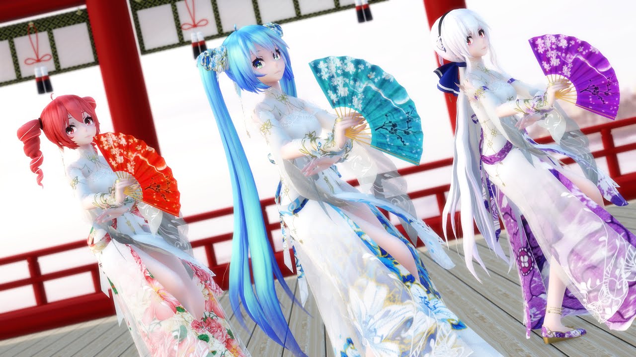 【MMD】芒种【Miku Teto Haku】[4K]