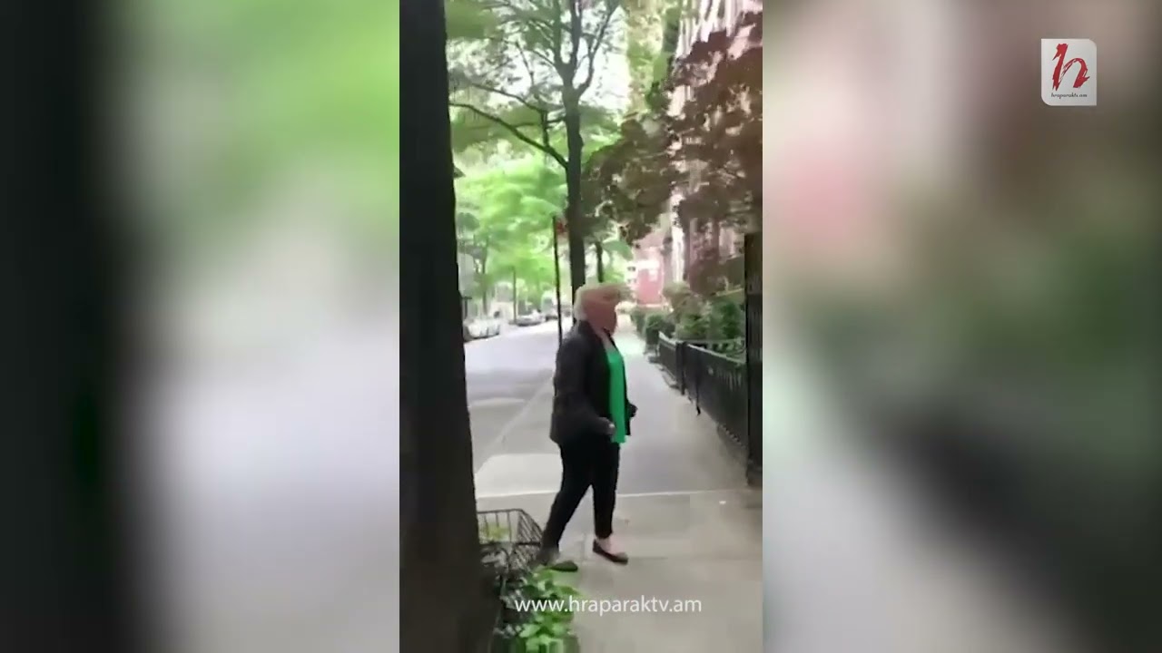 Շուշան Պետրոսյանն ակցիա է անում Նյու Յորքում