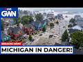 LAKE MICHIGAN ERUPTS — 20-Foot Waves Slam Piers as Sneaker Waves Turn Deadly (Latest Updates)