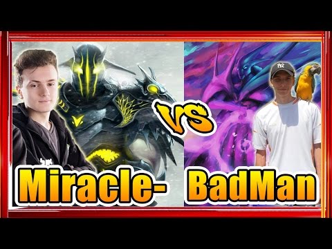 Dota 2 Epic Moments - Miracle Sven vs Badman Spectre Road To 9K MMR