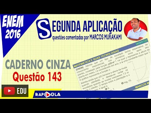 SECOND ENEM APPLICATION: QUESTION 143: RAPIDOLATODODIA#05