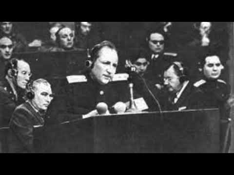 Nuremberg Days 100-101 (1946) F. M. Wilhelm Keitel Cross Gen. Roman Rudenko