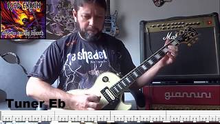Iced Earth - Slave to the Dark (guitar cover w/ tabs)