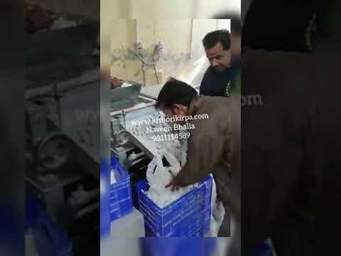 Semi-automatic soap milling machine, production capacity: 10...