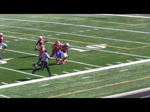 Damian Payton-Interception Return- Week  Seven CMYFL12U-Ballantyne Gators v. Charlotte Cardinals