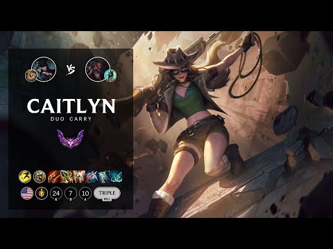 Caitlyn ADC vs Lucian - NA Master Patch 12.8