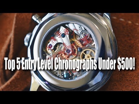 Top 5 Entry Level Chronographs UNDER $500!