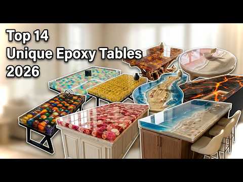 Top 14 Most Unique & Expensive Epoxy Table Builds in 2026!