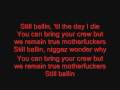 Tupac - Still Ballin Video Lyrics