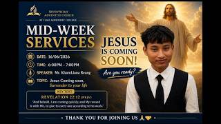 Jesus coming soon,surrendern to your lifeKeytext:Revelation 22:12