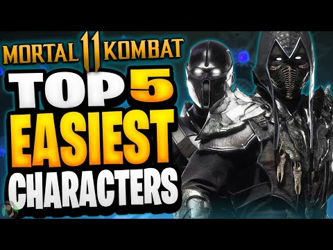 MK11 TOP 5 *EASIEST* Characters To Learn (2024) | Mortal Kombat 11